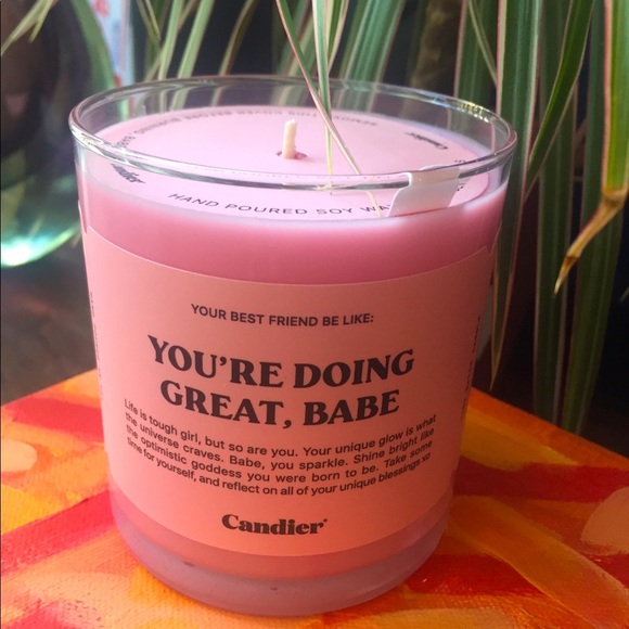 💥BUY 5 GET 3 FREE "You’re Doing Great Babe" Candle - Picture 3 of 3